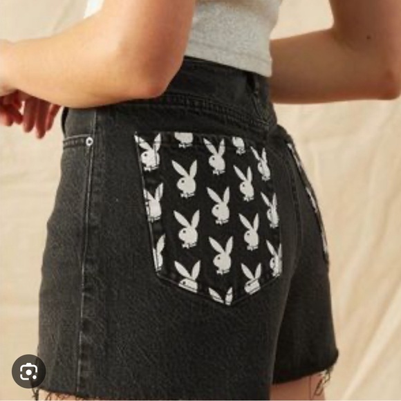 COPY - Playboy x Pacsun denim shorts - Picture 1 of 7